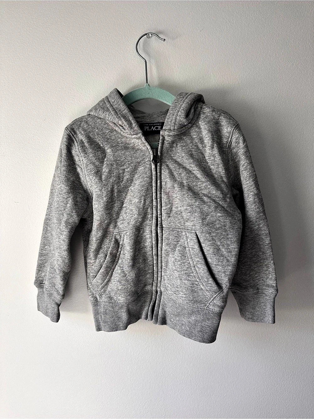 Children’s Place Zip-Up Hoodie in Gray Like New